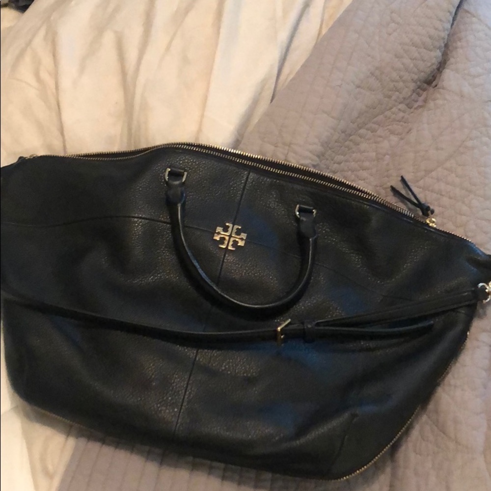 Black Tory Burch purse satchel hardly used medium